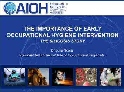 THE IMPORTANCE OF EARLY OCCUPATIONAL HYGIENE INTERVENTION THE SILICOSIS STORY
